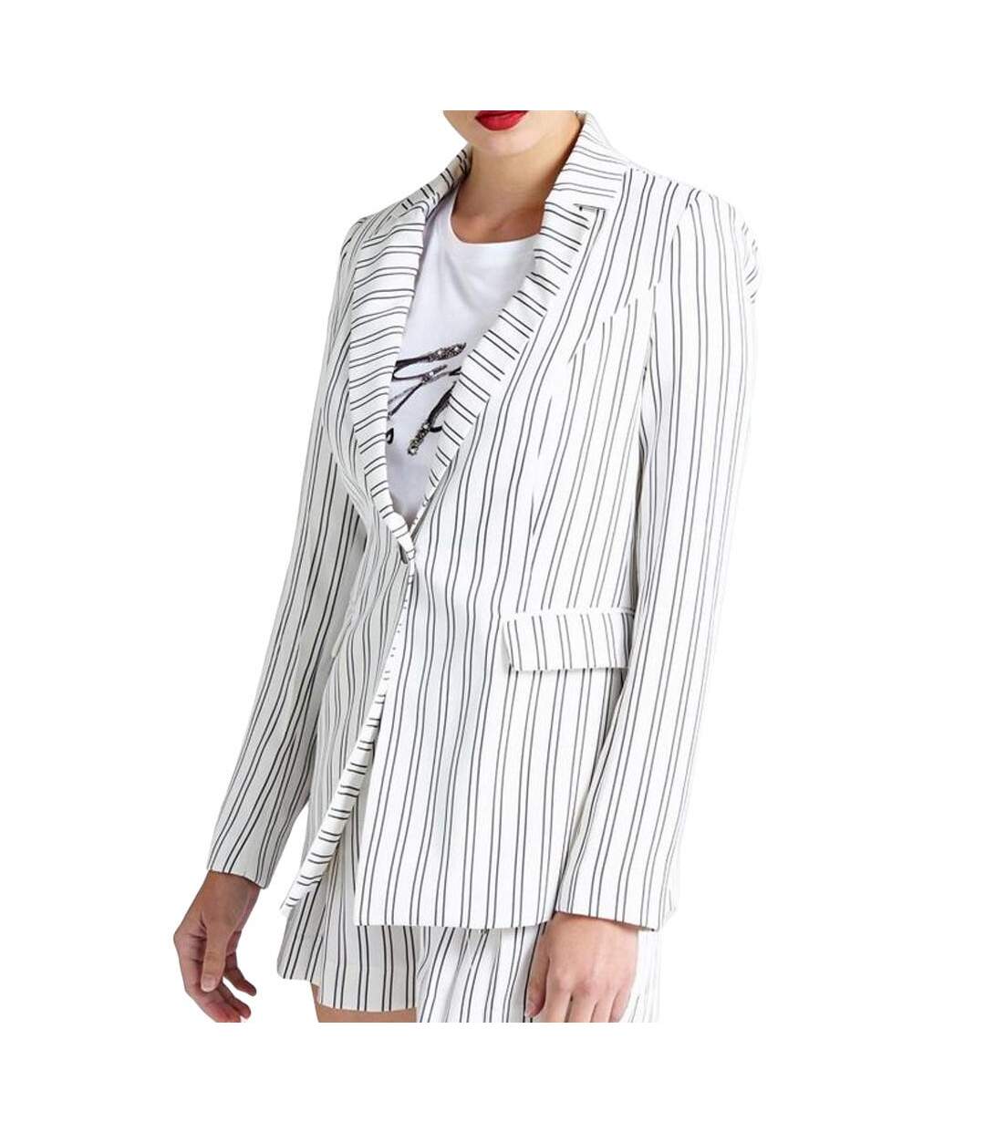 Blazer Blanc à rayures Femme Guess - S-1