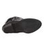 Womens/ladies Sidestep Lewis Faux Leather Boots Black Rocket Dog-3