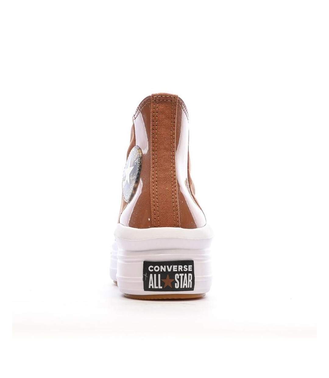 Baskets marrons femme converse all star move platform-3