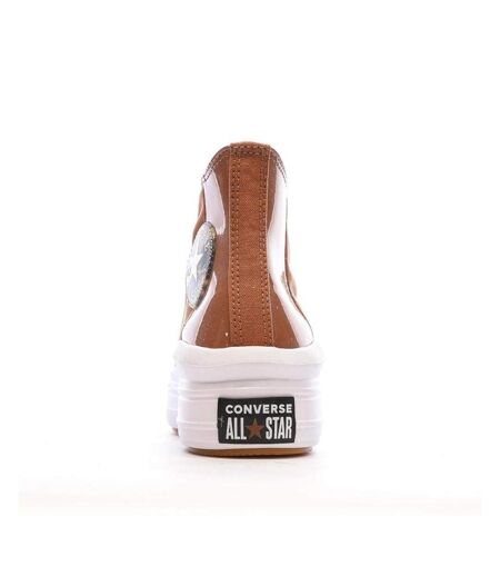 Baskets marrons femme converse all star move platform