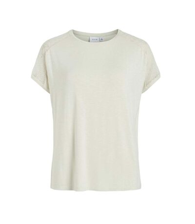 Top Beige Femme Vila Vipapsi - M