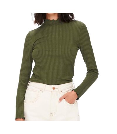 T-shirt vert foncé femme jdy fransiska - l