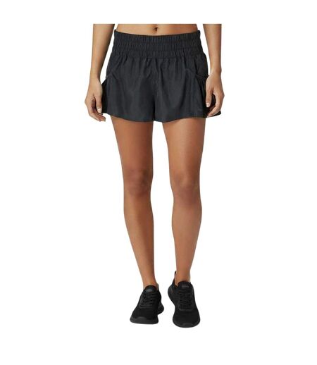 Womens/ladies Flow Workout Running Shorts Black USA Pro