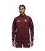 Mens Lightweight Fitted Tracksuit Top Red Green Puma-1