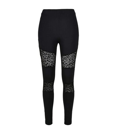 Legging Motif/style Imprimé Floqué Femme Noir Urban Classics