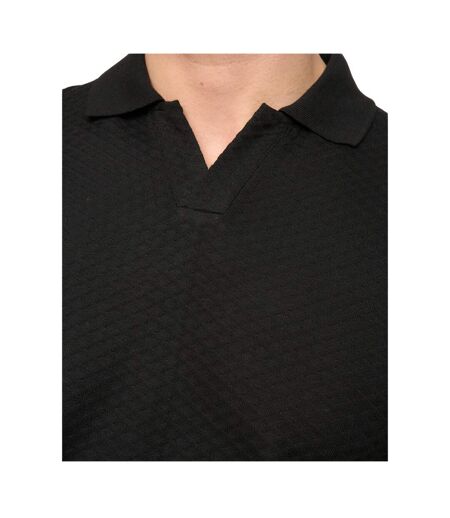 Mens Morwin Polo Shirt Black Duck And Cover