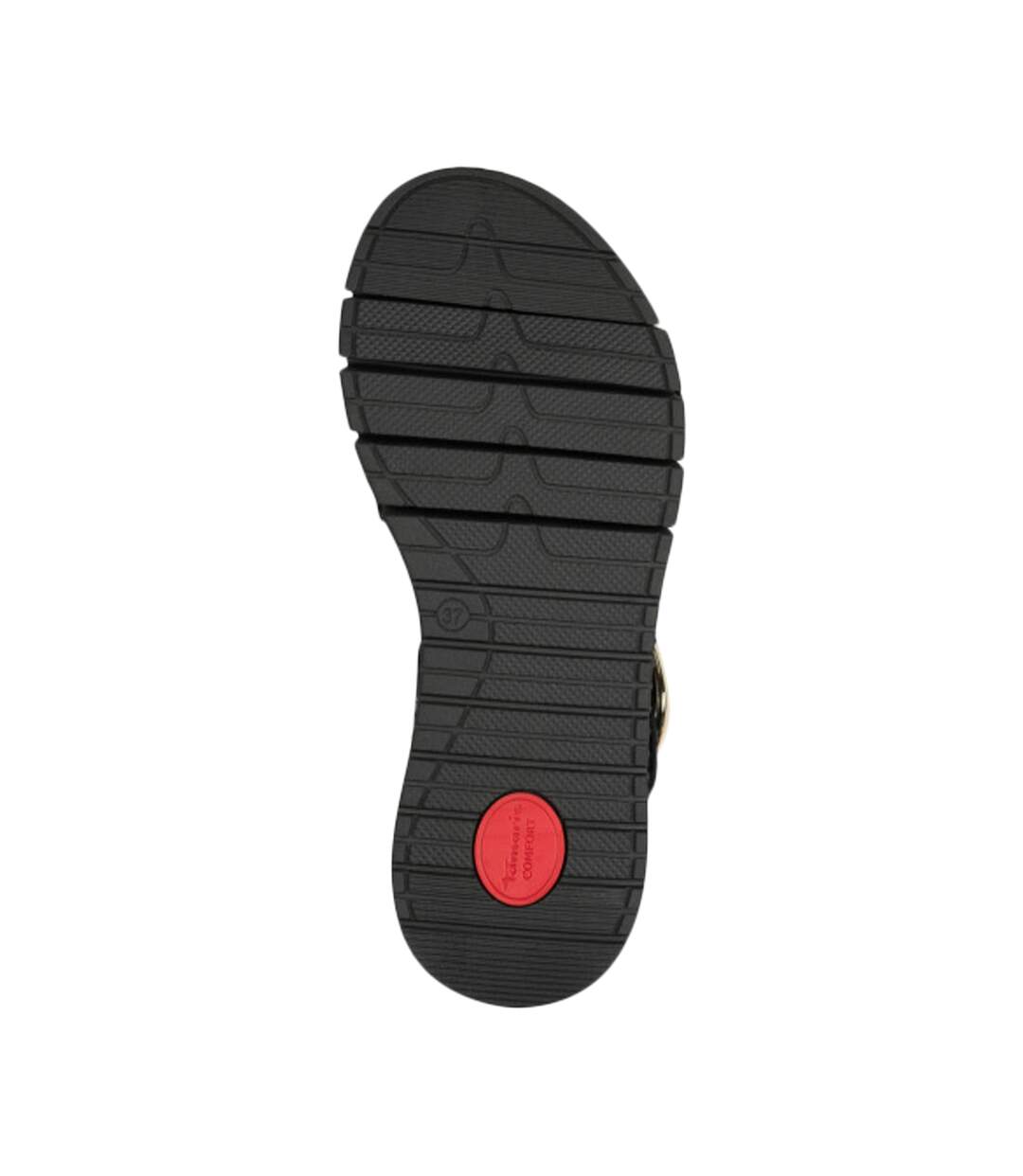 Sandales Compensé Cuir Tamaris Comfort-4