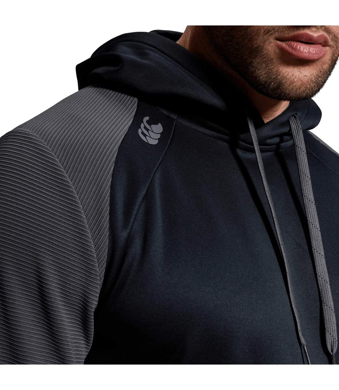 Mens Elite Training Hoodie Black Canterbury-4