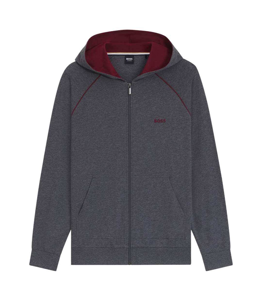 Veste À Capuche Mix&match Homme Anthracite Boss-2