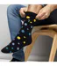 Farah - Lot de 5 paires de chaussettes douces respirantes en bambou homme-3