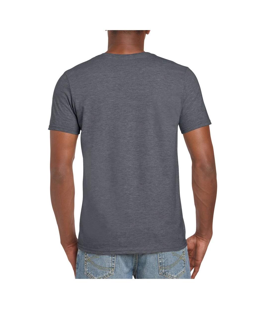 T-shirt manches courtes homme gris chiné Gildan