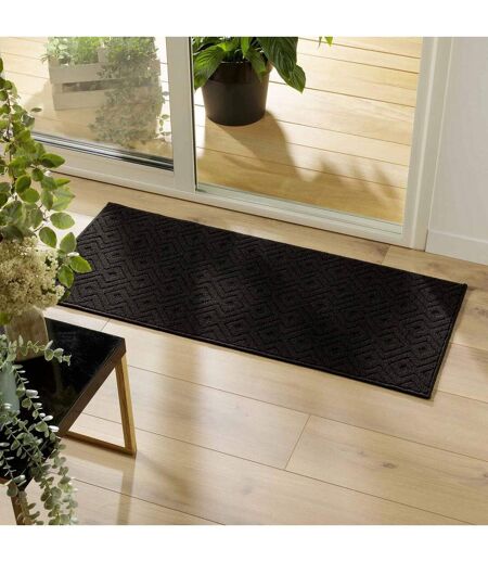 Tapis Multi-Usage Tissé Losi 50x120cm Noir