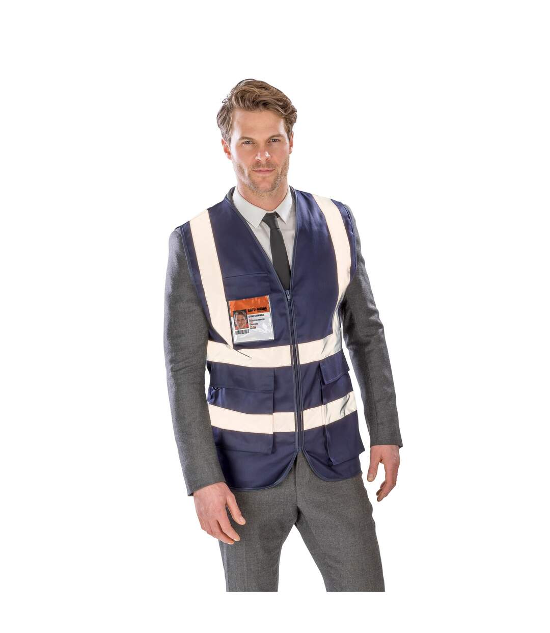 Gilet de sécurité adulte bleu marine SAFE-GUARD by Result SAFE-GUARD by Result