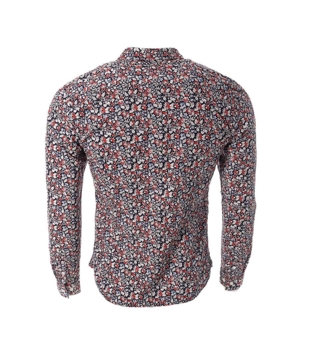 Chemises marine/rouge à motifs homme teddy smith carton ml - 3xl-2