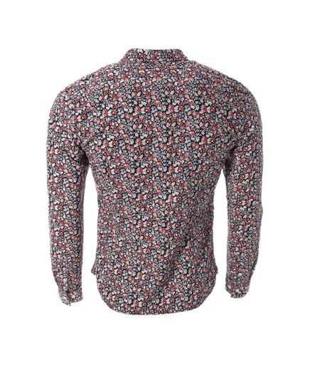 Chemises marine/rouge à motifs homme teddy smith carton ml - 3xl