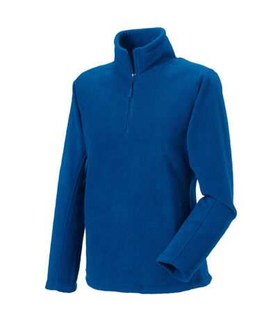 Russell Mens Quarter Zip Fleece Top (Bright Royal Blue) - UTRW9768