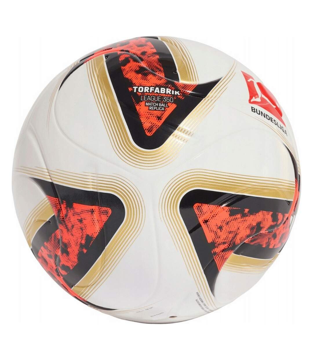 Ballon De Foot Bundesliga Taille 5 Blanc Rouge Adidas-2