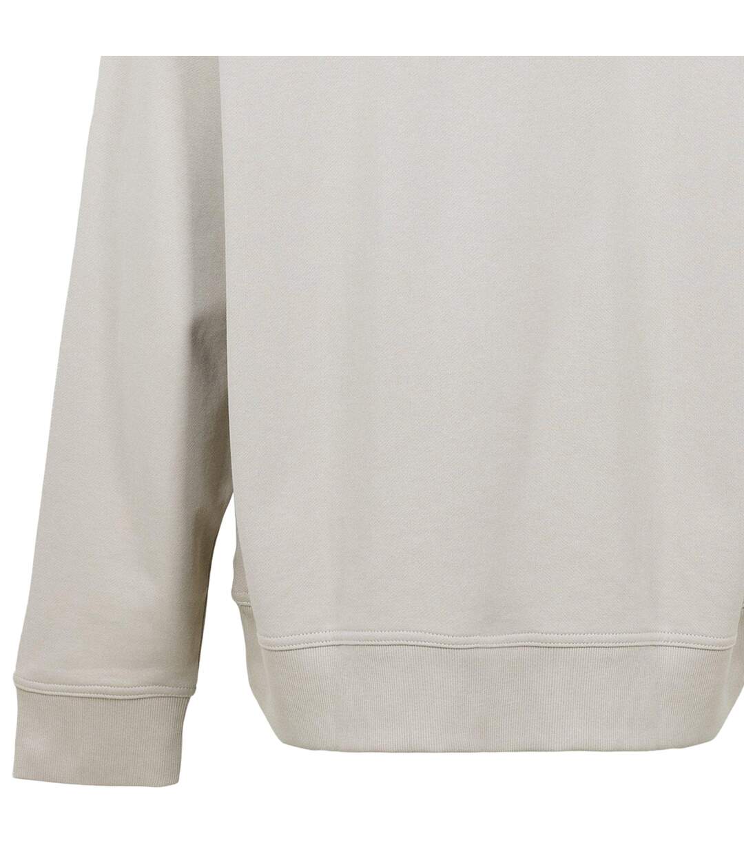 Sweat Motif/style Logo Wesmallcrew Homme Beige Clair Boss-4