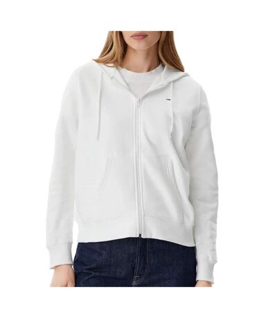 Sweat zippée blanche femme tommy hilfiger flag t-black - xl