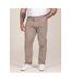 D555 Chino Extensible Et Effilé Motif/style Uni Kelvin Homme Beige Gris Duke-4