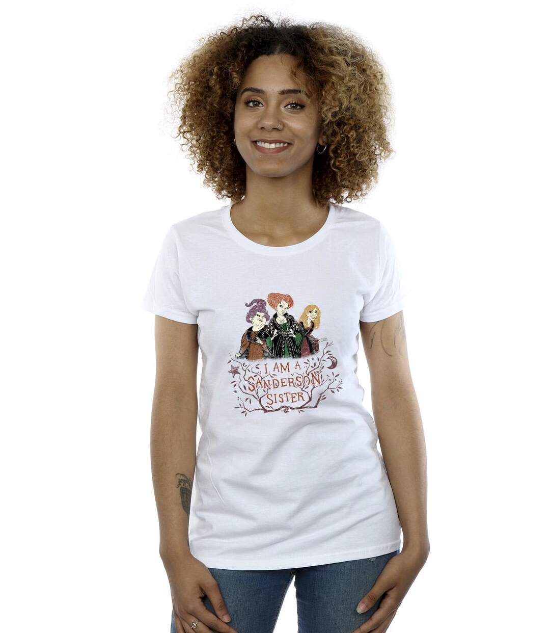 Disney - T-shirt HOCUS POCUS SANDERSON SISTER - Femme (Blanc) - UTBI17762-2