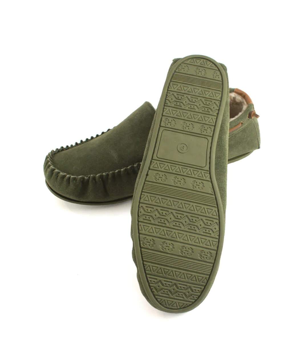 Mocassins owen homme vert sombre Eastern Counties Leather