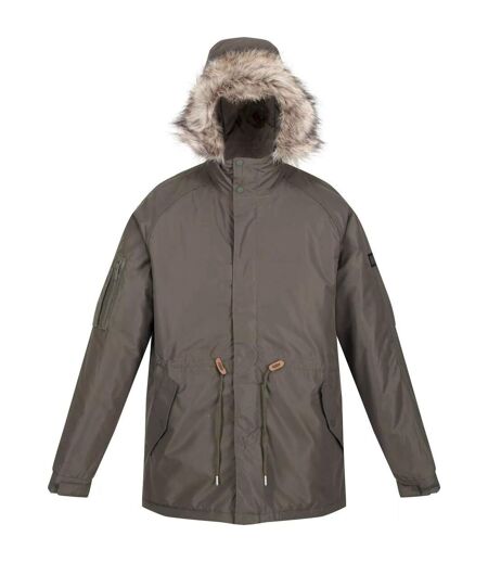 Parka Salinger Homme Kaki Foncé Regatta