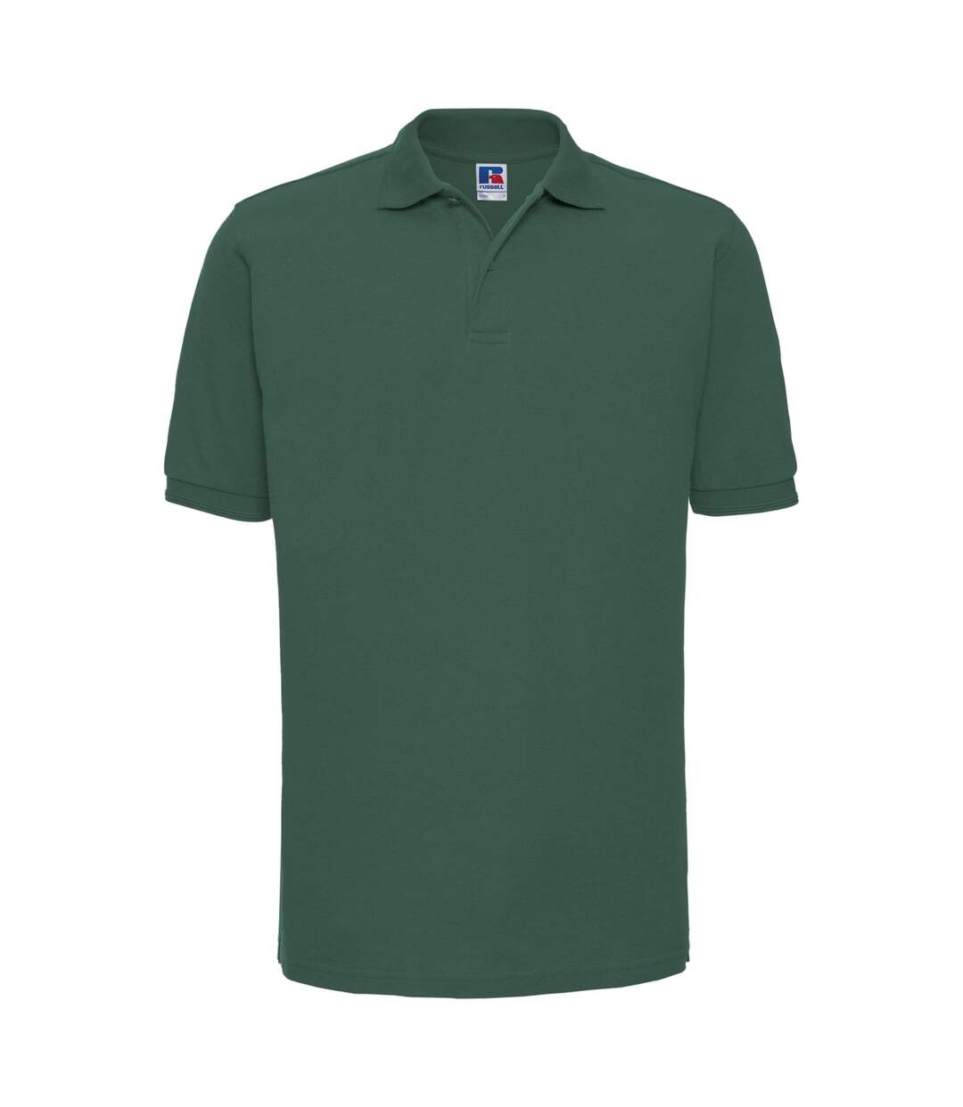 Polo À Manches Courtes Hommes Vert Foncé Russell-2