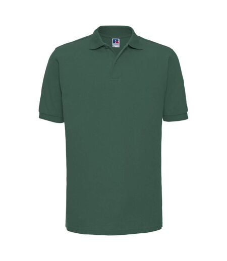 Polo À Manches Courtes Hommes Vert Foncé Russell