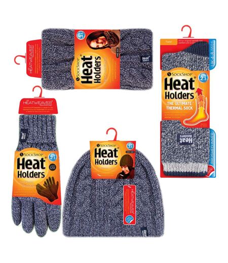 Ladies Thermal Winter Set - Hat, Gloves, Neckwarmer & Twist Socks