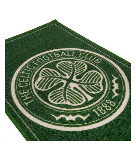 Celtic FC Crest Rug (Green) (One Size) - UTTA4248