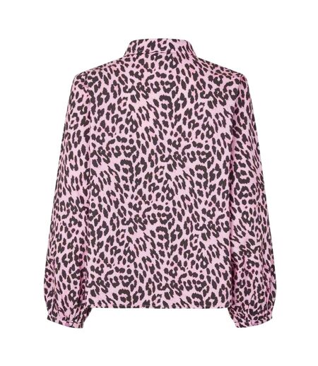Chemise Motif/style Léopard Ellie Femme Rose Clair Lollys Laundry