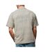 Chemisette beige/noir vichy homme kaporal troy - l-2