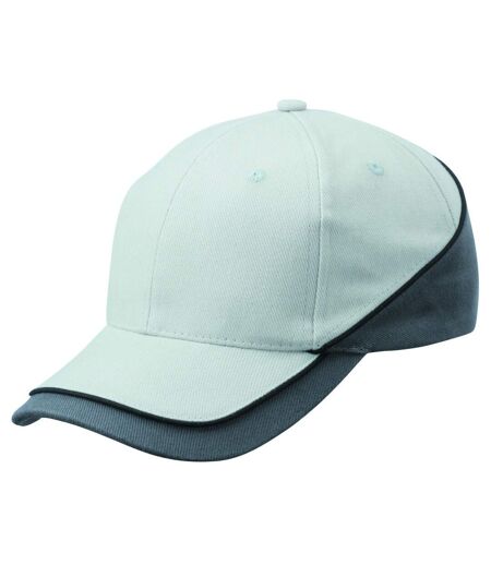 Casquette 6 panneaux 2 tons - MB6506 - gris clair et gris foncé
