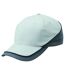 Casquette 6 panneaux 2 tons - MB6506 - gris clair et gris foncé-1