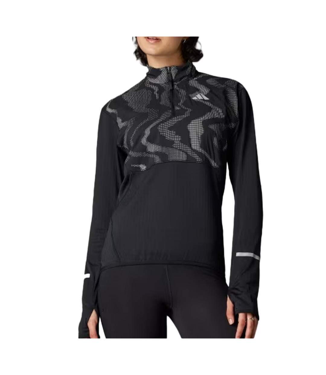 Haut d'entraînement marine femme adidas hivis-1
