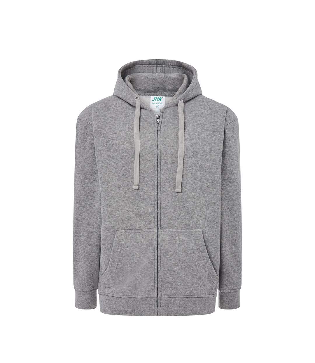 Veste À Capuche Motif/style Uni Adulte Gris Chiné JHK-1