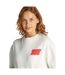Sweat Court Motif/style Bulles Femme Écru Tommy Jeans-4