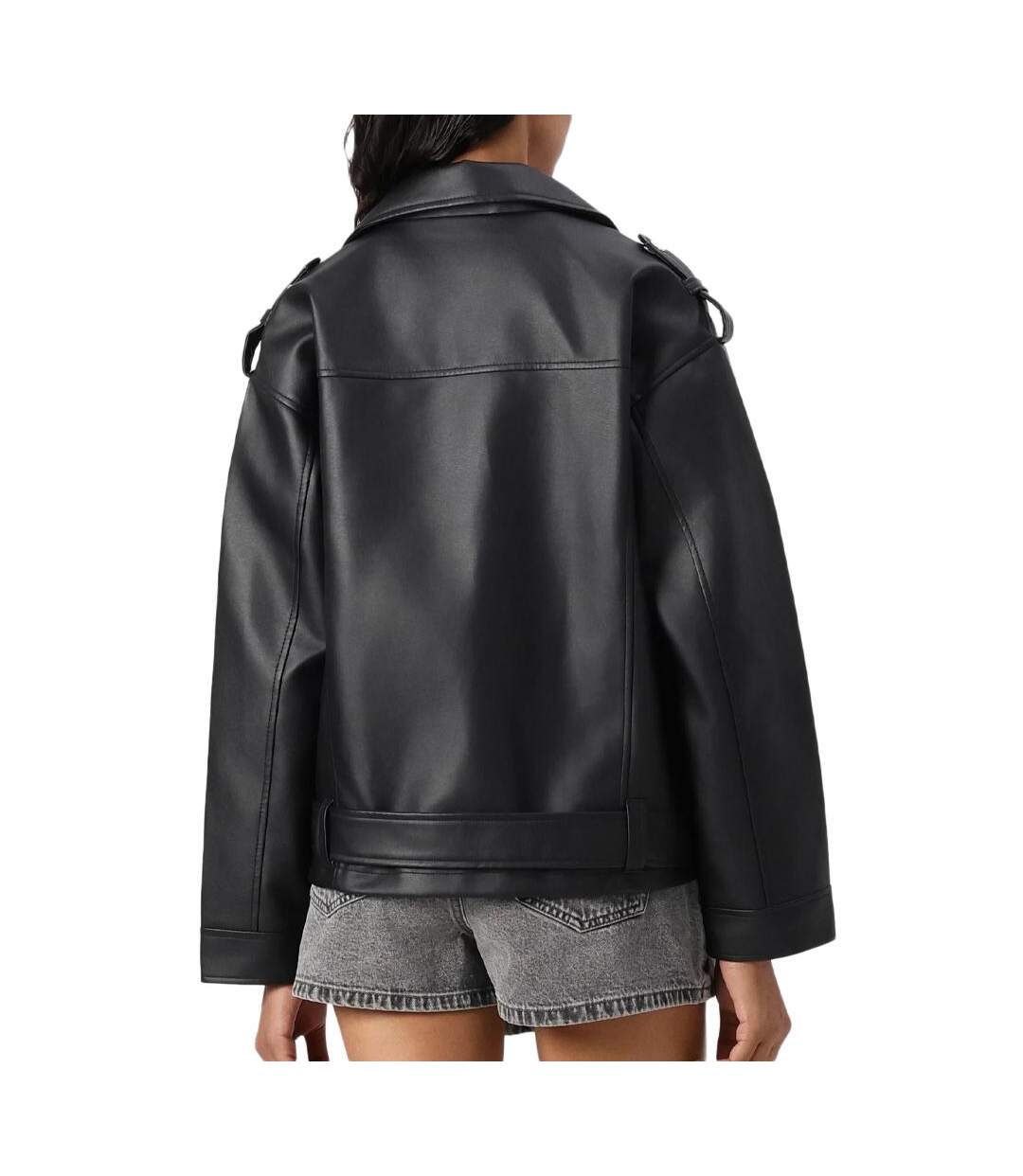 Veste oversize noire femme noisy may paulina - l-2
