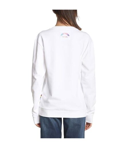 Sweat Equal Femme Blanc Boss