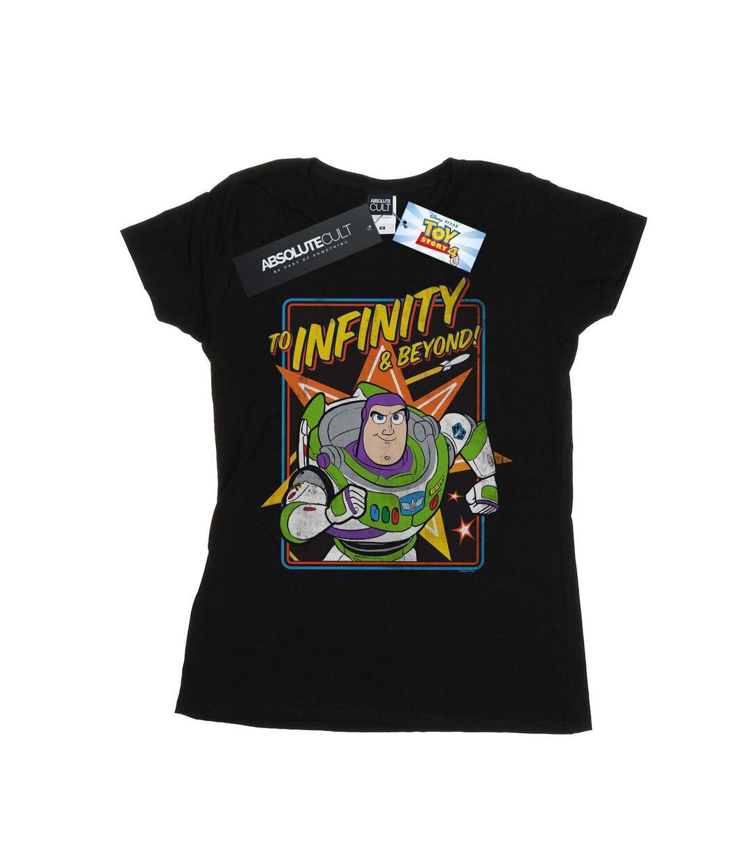 Disney Femme/Les femmes - T-shirt en coton Toy Story 4 Buzz To Infinity (Noir) - UTBI44353-1