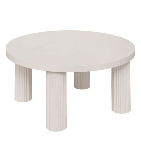 Table basse en bois TELLA - Crème