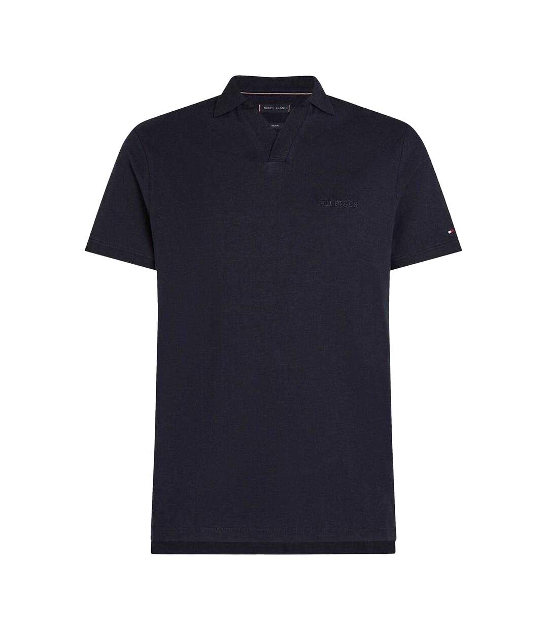 Polo Terry Homme Rose Foncé Violet Tommy Hilfiger-2