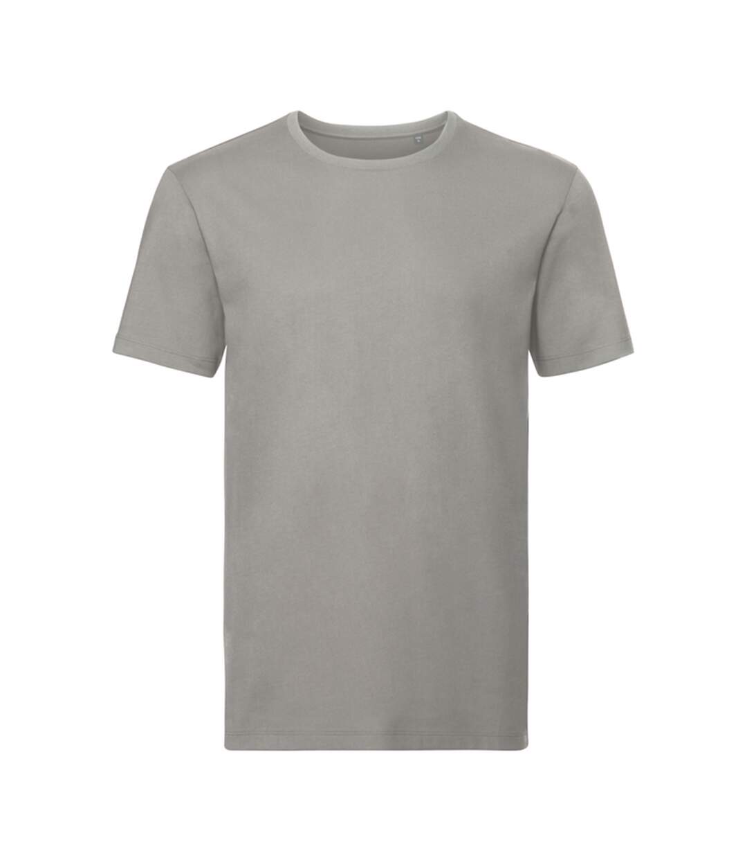 T-shirt Motif/style Uni Homme Beige Gris Russell Pure Organic-1
