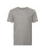 T-shirt Motif/style Uni Homme Beige Gris Russell Pure Organic-1