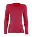 Rhino Womens/Ladies Sports Baselayer Long Sleeve (Red)