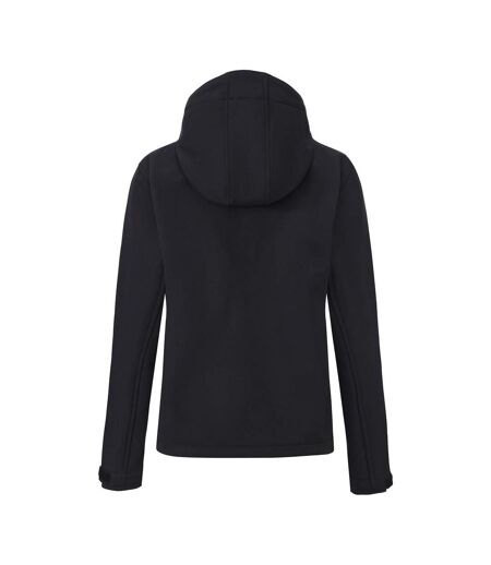 Womens/ladies Plain Soft Shell Jacket Black Karrimor