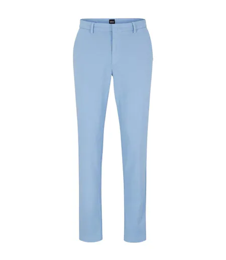 Mens Kaito Slim Chinos Blue Boss
