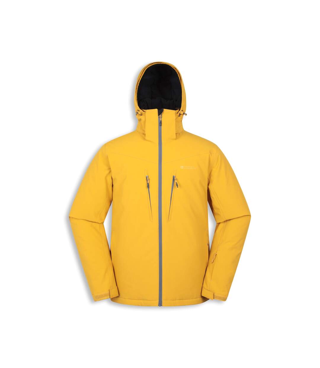 Blouson De Ski Uni À Capuche Ajustable Astro Homme Jaune Mountain Warehouse-1