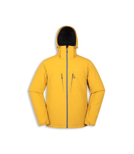 Blouson De Ski Uni À Capuche Ajustable Astro Homme Jaune Mountain Warehouse